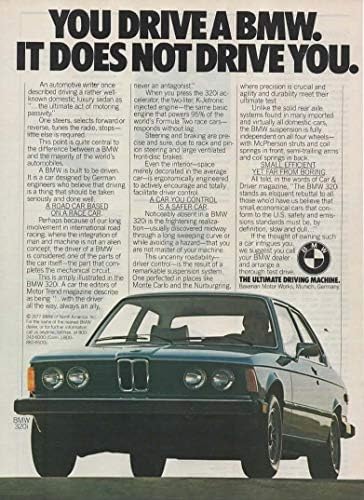 Списанието се Печати Ад: 1977 година BMW 320i Седан,Ќе се Вози БМВ. Тоа Не Ви Вози
