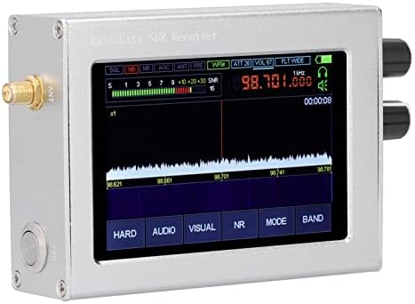 Yivibe Радио Приемник, 85dB Динамичен Отпор DSP Намалување на Шумот Примачите Тип-C Полнење UHF Складирање со Антената за Студио