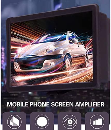 FFENFEI Екран Зголемувачот за паметен Телефон, HD 3D паметен Телефон Екран Зголемувачот Носителот, 8.5 Инчен Свитлива Екран Засилувач