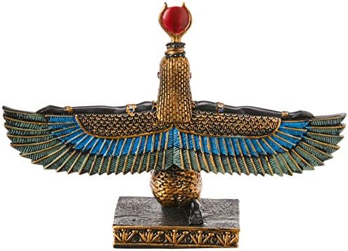 Дизајн Toscano QL12219 Изида Божица на Убавината Египетскиот Оркестарот Статуа, 9 Инчи, Целосна Боја