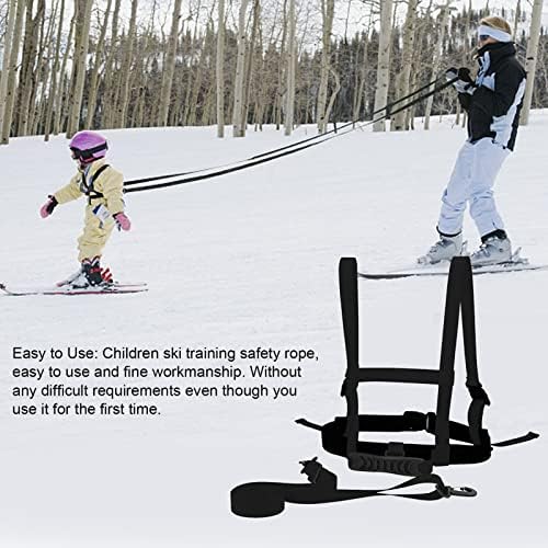 Yosoo Ски Обука Безбедносни Јажиња, Интегрирани Безбедносни се Справи со Ски Обука за Отворено за Деца(Црна)