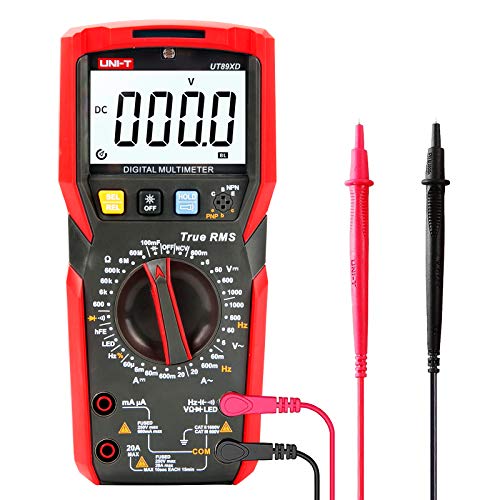 ЕДИНИЦА UT89XD True RMS 6000 Точки LED Дигитални multimeter Тест ac dc Voltmeter Ammeter Capacitance Фреквенција Отпор Тест