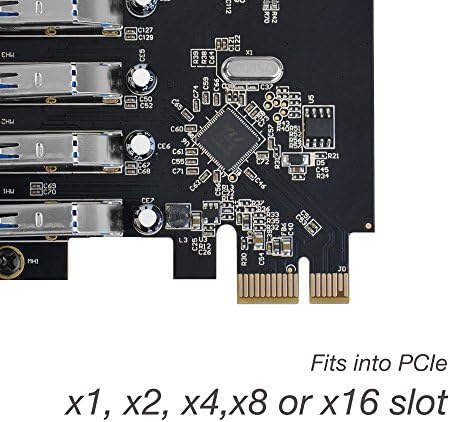 SIIG Наследство и Надвор од Серија PCIe да USB 3.0 7-Порта PCI Express Картичка (Надворешни PCIe Домаќин Картичка), Поддржува UASP