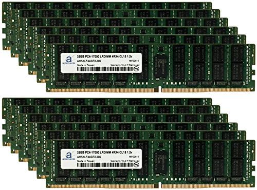 Adamanta 384GB (12x32GB) LRDIMM Серверот Меморија Надградба за HP Proliant ML350 G9 DDR4 2133MHz PC4-17000 ECC Оптоварување Намалена