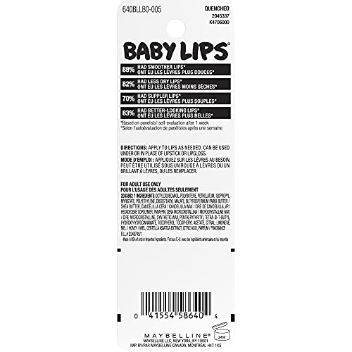 Maybelline Бебе Усни Навлажнувачки Lip Balm Угасне, 0.15 Унца