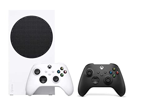 2021 Најновиот Xbox Серија S Конзола со Два Контролери (Црна и Бела) | Xbox Игра Помине Крајната: 3 Месец Членство [Дигитален Код]