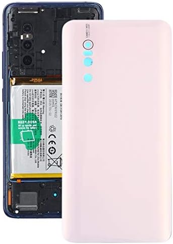 DDTAO Батеријата на Задниот Поклопец за Vivo X27(Бела) (Боја : Црна)