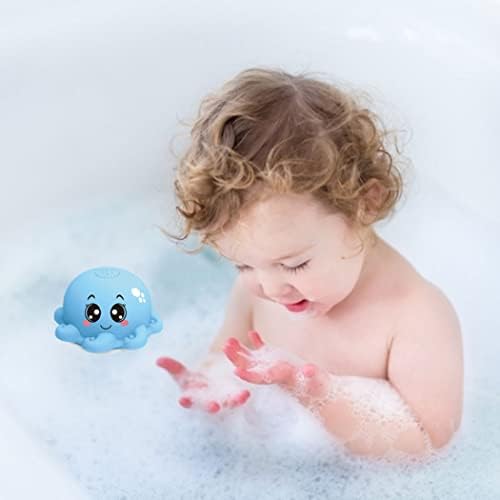 Naisde Бебе Бања Играчки, Електрични Светне Bathly Sprinkler Кадата Со Вода Играчки Сина (Без Батерија)