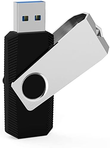Aiibe 128GB Флеш Диск, USB 3.0 Флеш Диск усб Голема Брзина, Скок Вози 128GB Memory Stick Zip Диск, USB Диск за Лаптоп - Црна