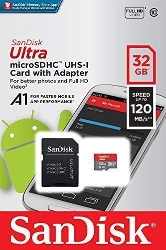 Ултра 32GB MicroSDHC Работи за Samsung СМ-A105F/DS Плус Потврдена од страна на SanFlash и SanDisk (A1/C10/U1/8k/120MBs)