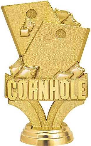Круна Награди Cornhole Трофеи, 6 Cornhole Турнирот Трофеј со Сопствени Гравирање