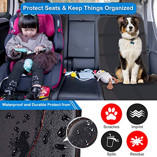 Симпатична Шепи столче Заштитник, XL Thickest Соочи Авто столче Заштитници за Дете Бебе столче со Складирање Џебови, Возило Куче