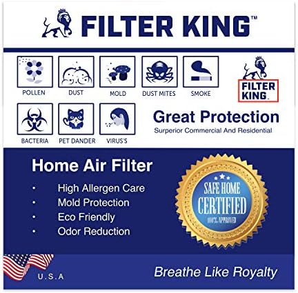 Филтер Кралот 16x25x1 | 6 Pack | MERV 8 HVAC Pleated AC Печка Филтри, се Зголемува Квалитетот на Воздухот | Вистинската Големина