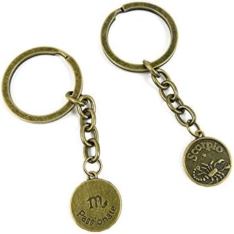 1 BUC Keyrings Keychains Копче Прстен Синџири Ознаки Накит Наоди Clasps Токи Материјали L4PV4 Шкорпија