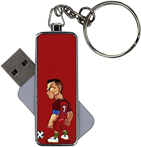 за Дете Компатибилен со 8Gb USB Флеш Дизајн Фудбал Player 1 Направени од Метал Флип